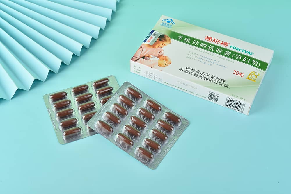 福施福多维锌硒软胶囊30粒