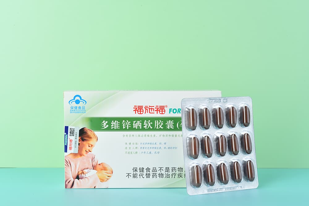 福施福多维锌硒软胶囊30粒