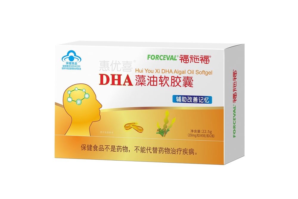 福施福惠优喜DHA藻油软胶囊 90粒