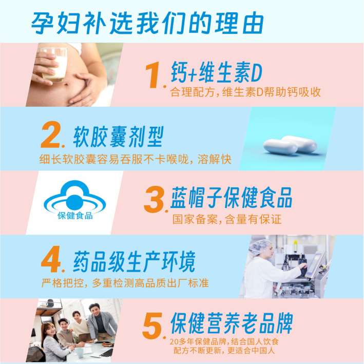 福施福®钙维生素D软胶囊（孕妇乳母）