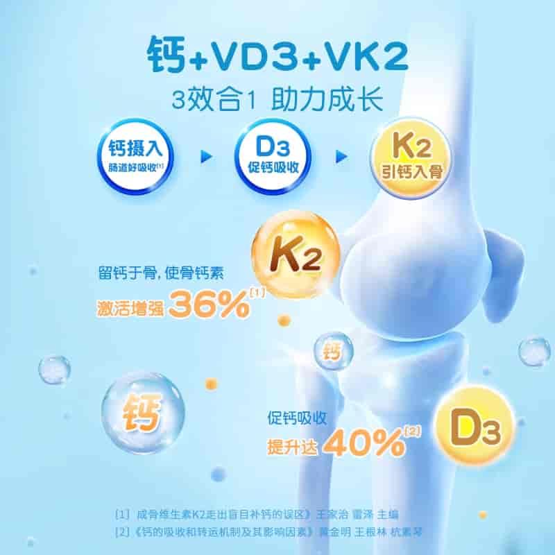 健多营®维生素DK软胶囊(【买2送1】青少年补钙小分子液体钙胶囊)